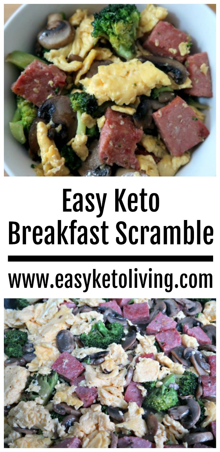 Keto Breakfast Scramble Easy Low Carb Ketogenic Diet Recipes 9288