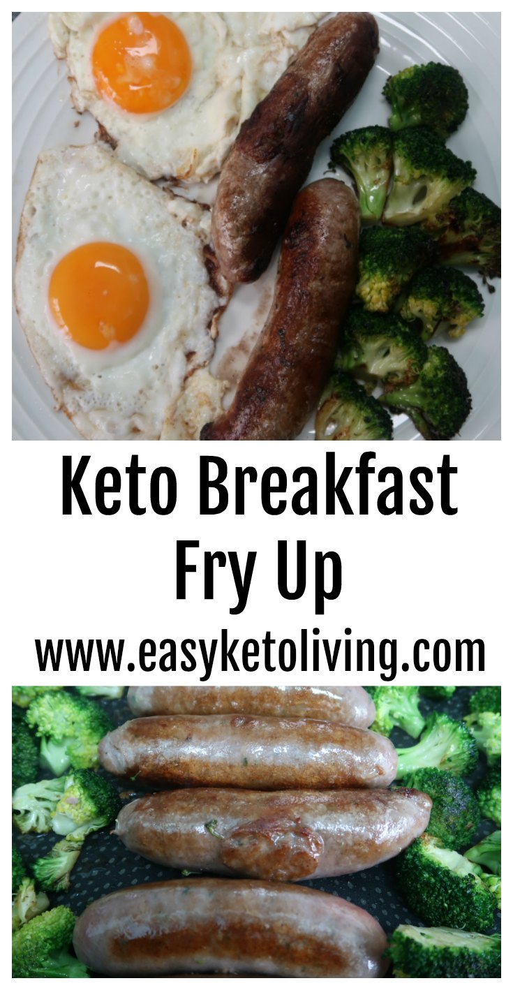 Keto Breakfast Fry Up - An Easy Ketogenic Diet Breakfast full of low