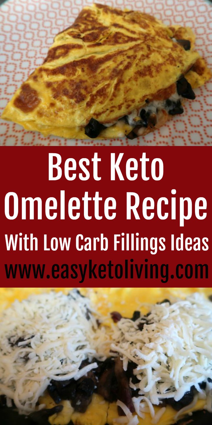 Keto Omelette Recipe - Best Easy Low Carb Egg Breakfast Idea