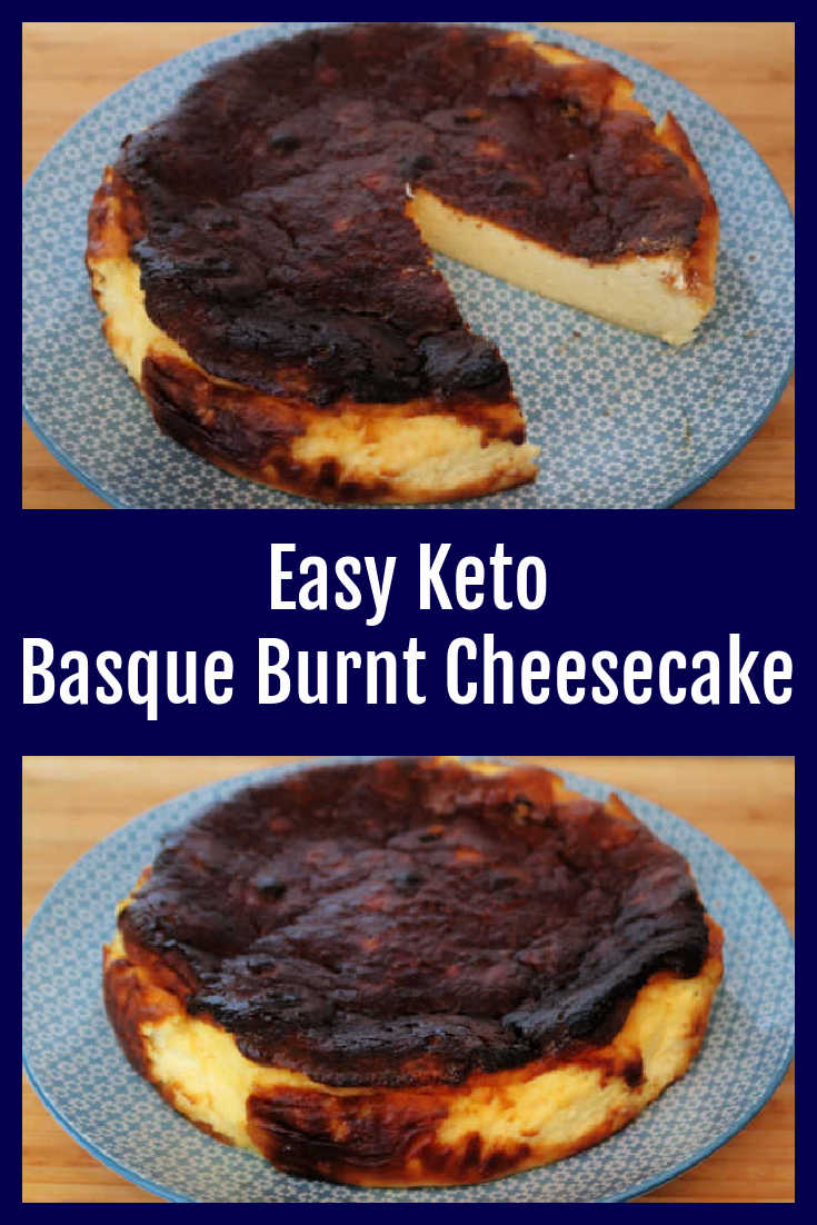 Keto Basque Cheesecake Recipe - Easy Low Carb Dessert & Video